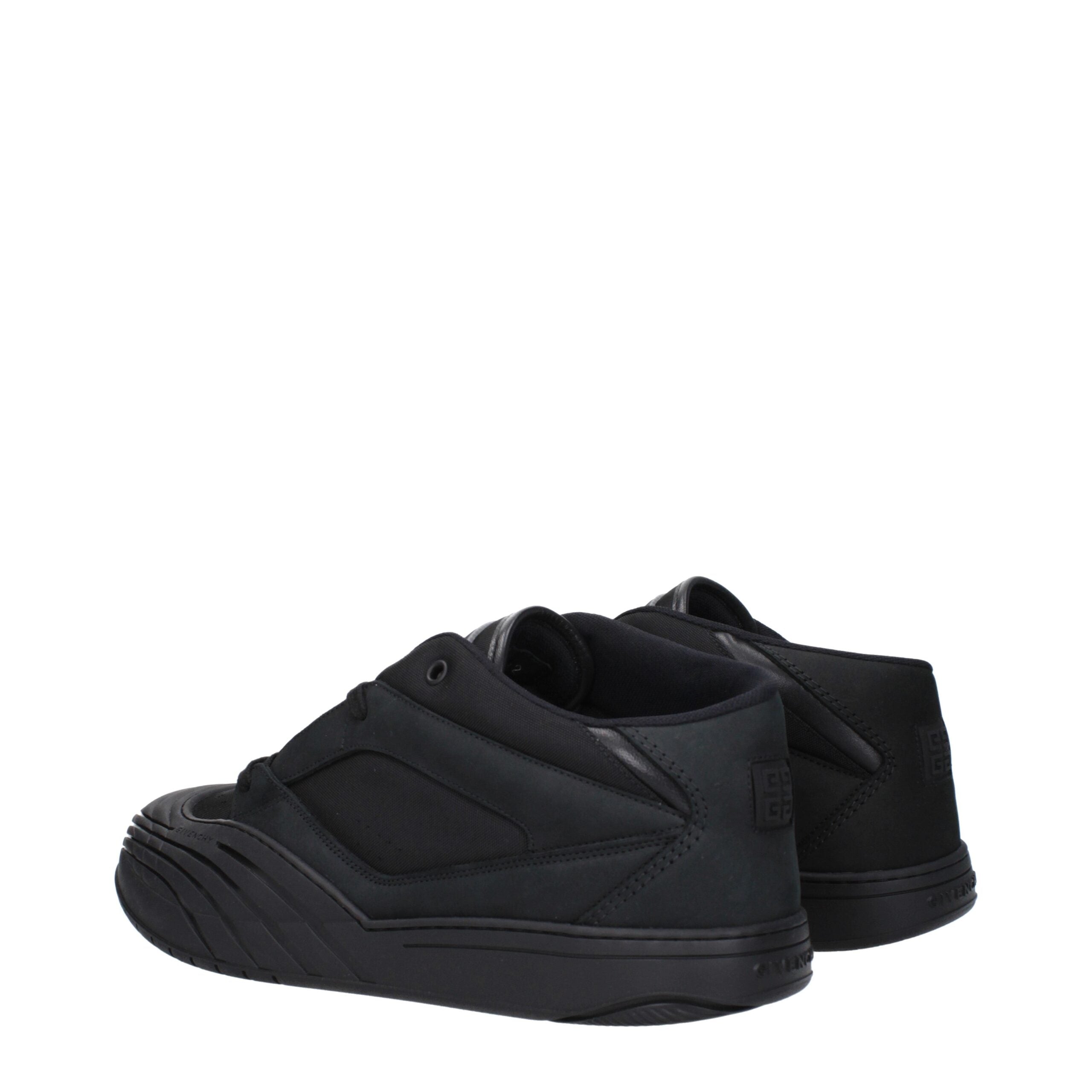 Givenchy Black Fabric Low Top Men's Sneakers