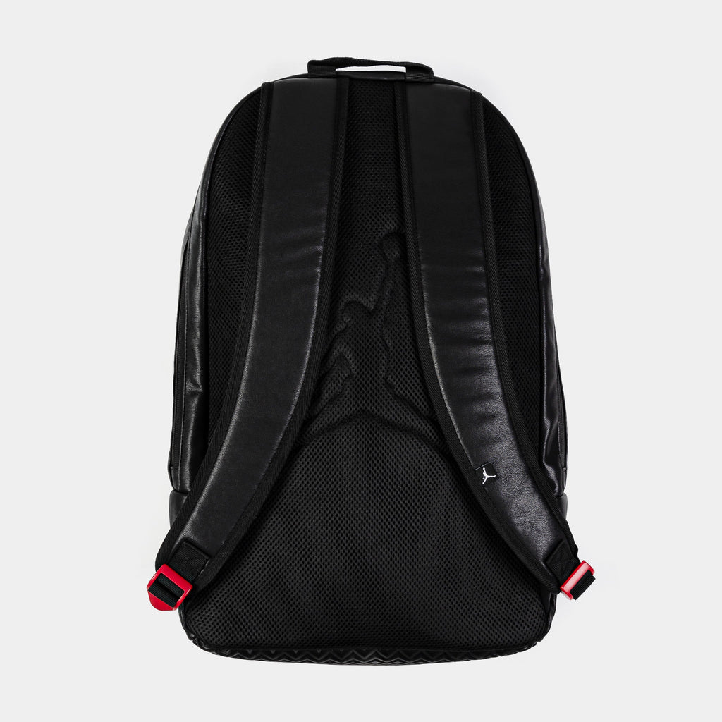 Exclusive Air Jordan 12 Retro Mens Backpack (Black/White) — OS — Side View