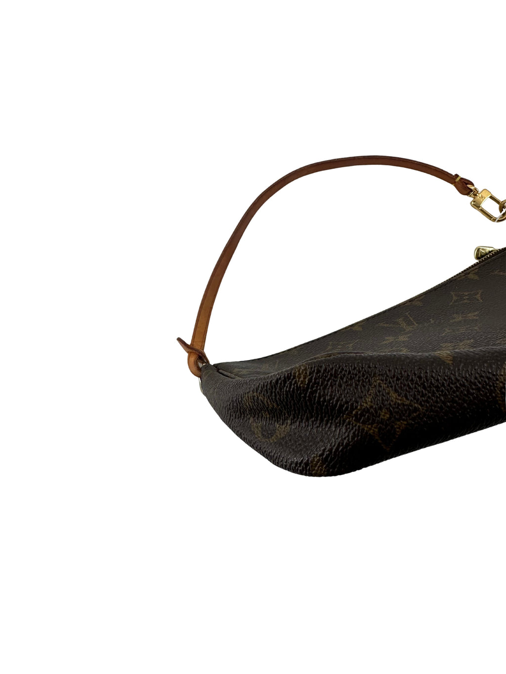 Louis Vuitton Pochette Accessoires Nm Monogram Canvas Brown Canvas Handbag (Pre-Owned)