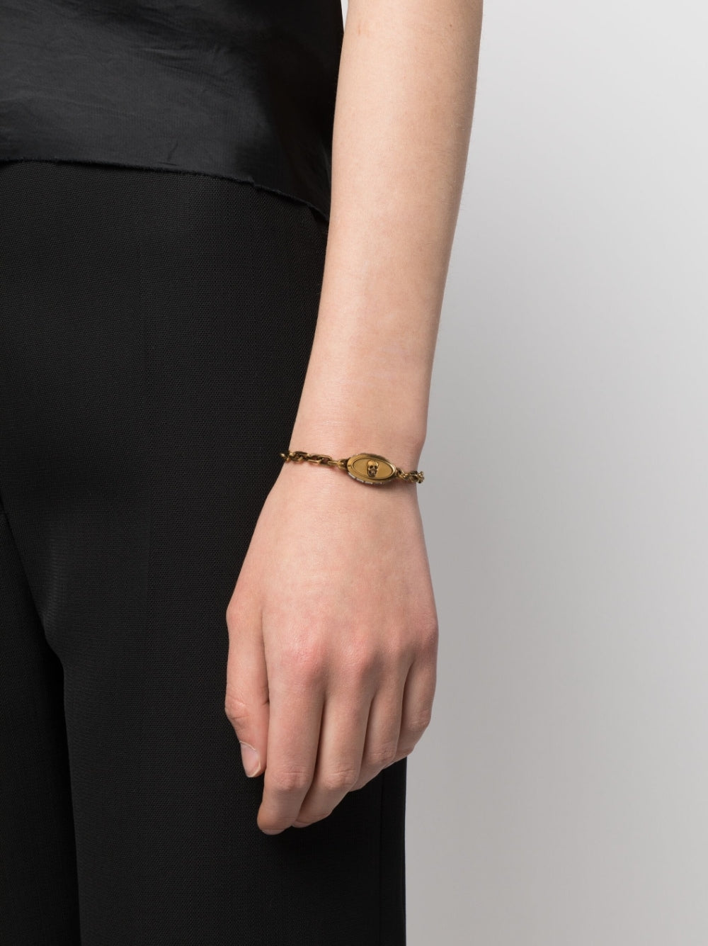 Alexander Mcqueen Women's Skull-Detail Chain-Link Bracelet