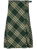 Burberry Women's Pleated Wool Skirt