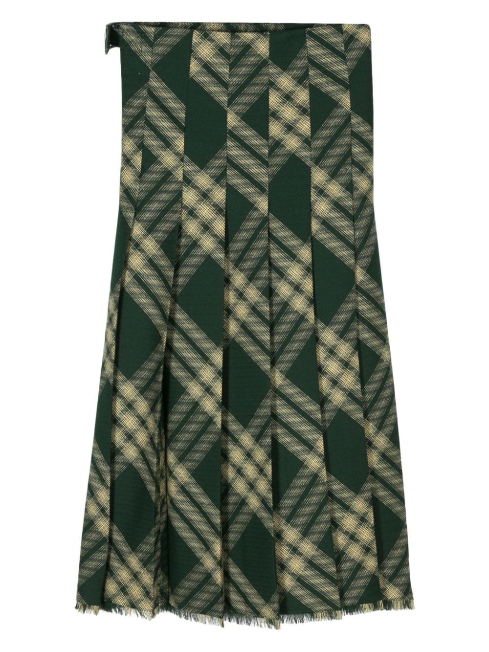 Burberry Women's Pleated Wool Skirt