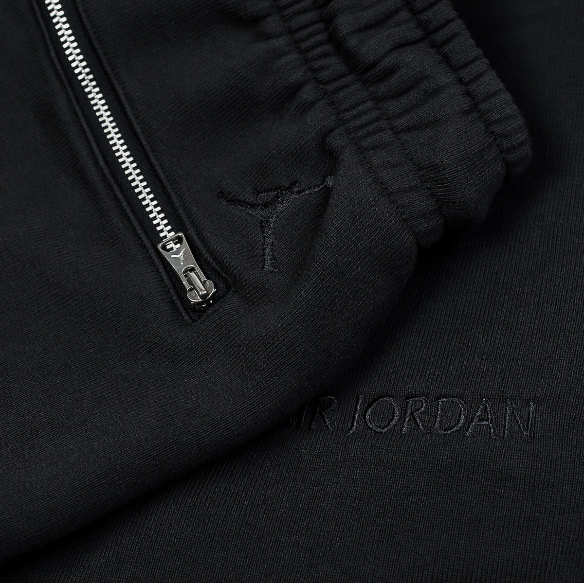 Exclusive Wordmark Fleece Joggers Mens Pants (Black) — S — Side View