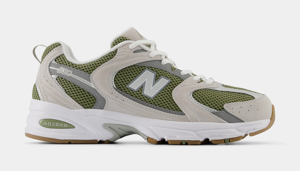 Exclusive 530 Mens Running Shoes (Dark Olivine/Moonrock/Shadow Grey) — 4 — Front View