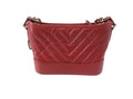 Chanel Gabrielle Hobo Chevron Aged Calfskin Black Leather Shoulder Bag Bag (Pre-Owned)