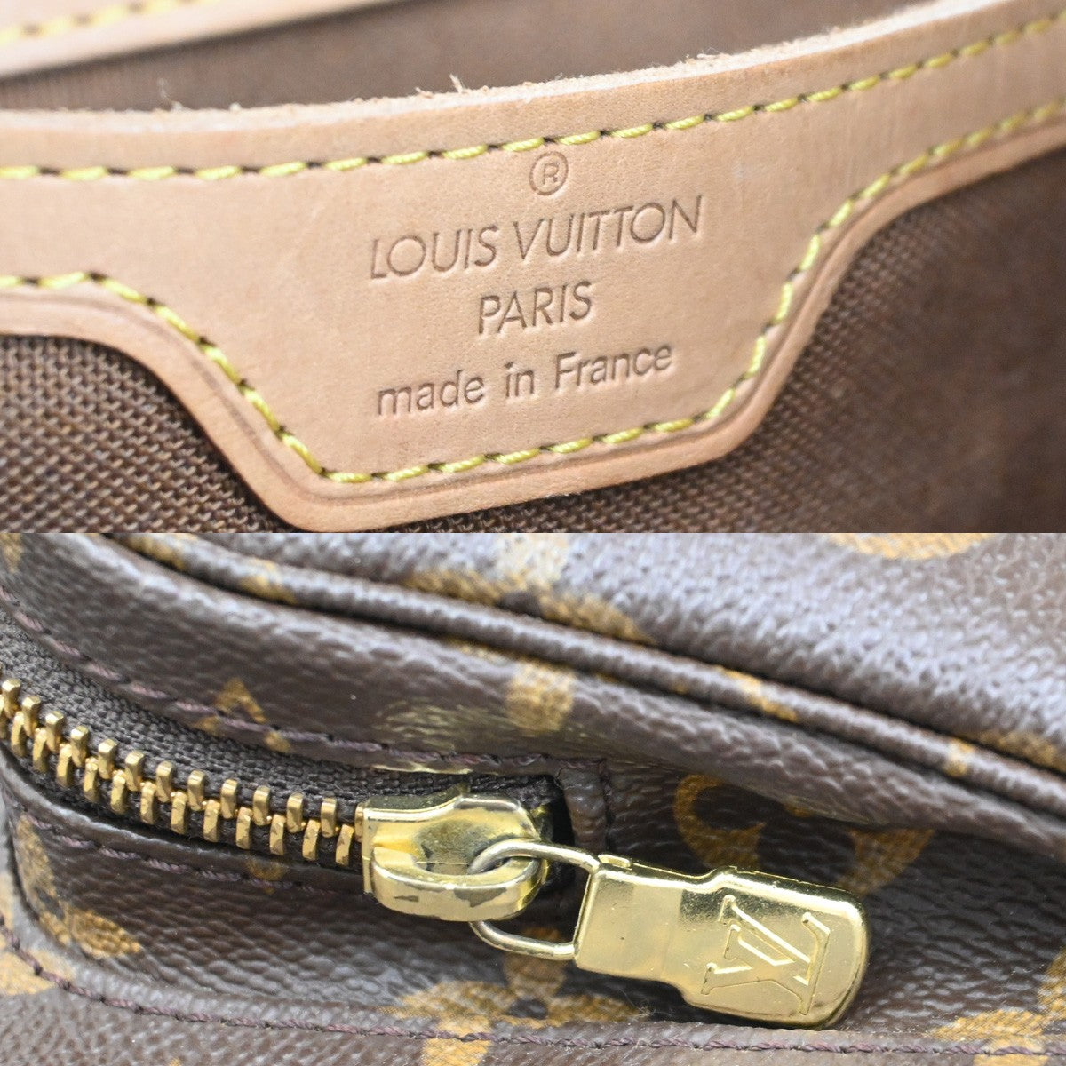 Louis Vuitton Montsouris Backpack Monogram Canvas Brown Canvas Backpack Bag (Pre-Owned)
