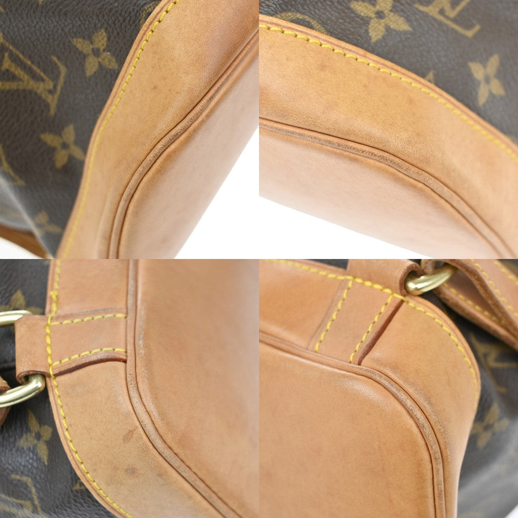 Louis Vuitton Montsouris Backpack Monogram Canvas Brown Canvas Backpack Bag (Pre-Owned)