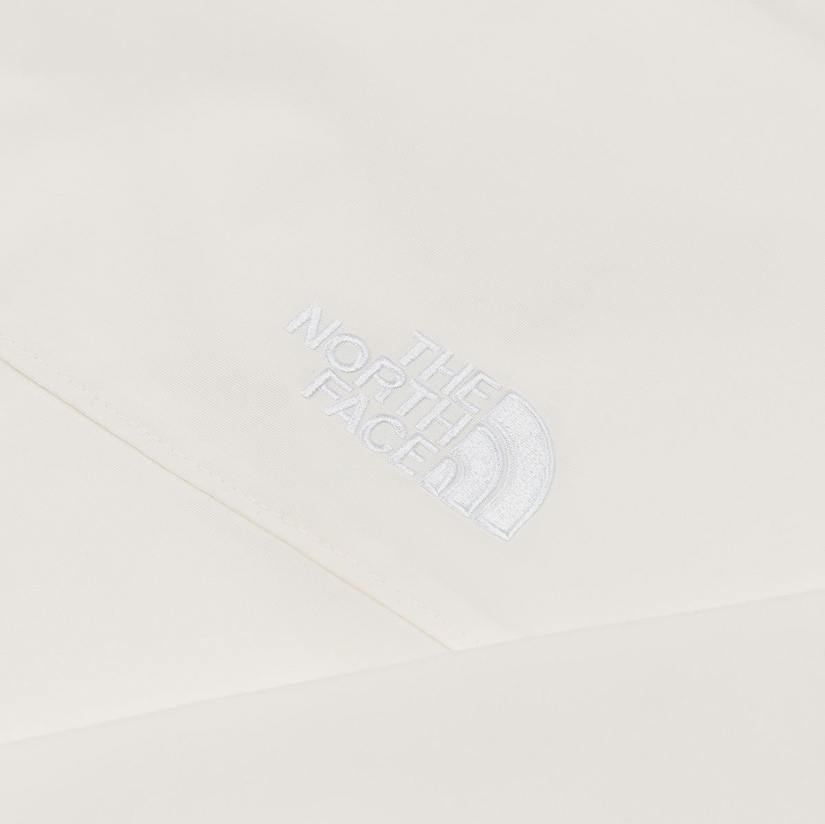 Exclusive TNF Easy Wind Coaches Mens Jacket (White) — S — Side View