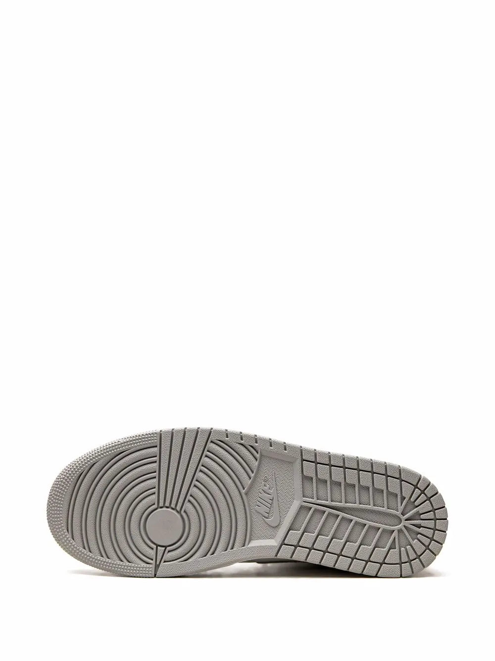 Air Jordan 1 Mid Light Smoke Grey 2.0 Sneakers — Light Smoke Grey/White/Anthracite — Size US M 11.5 - US W 13 — Top View