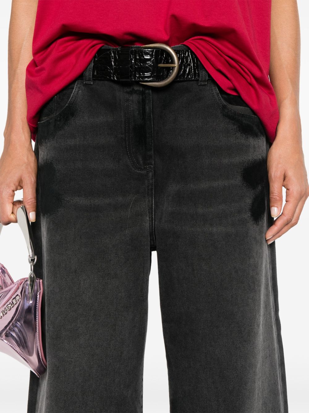 The Attico Women's Jeans Black