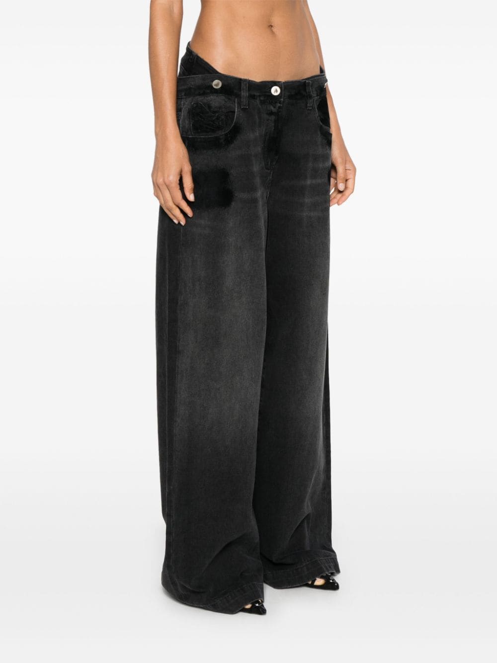 The Attico Women's Jeans Black