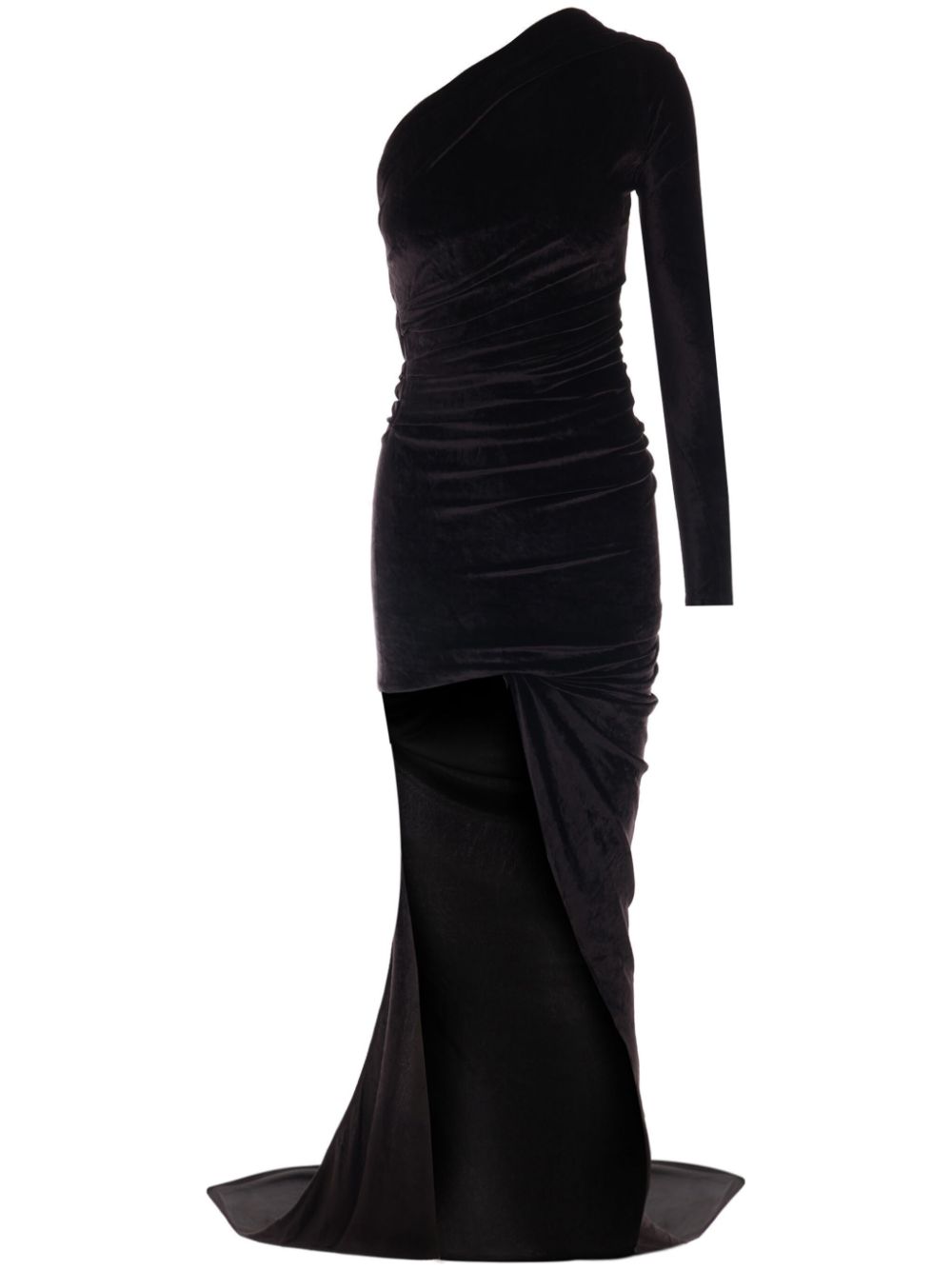 Balenciaga Women's Long Asymmetrical One-Shoulder Dress