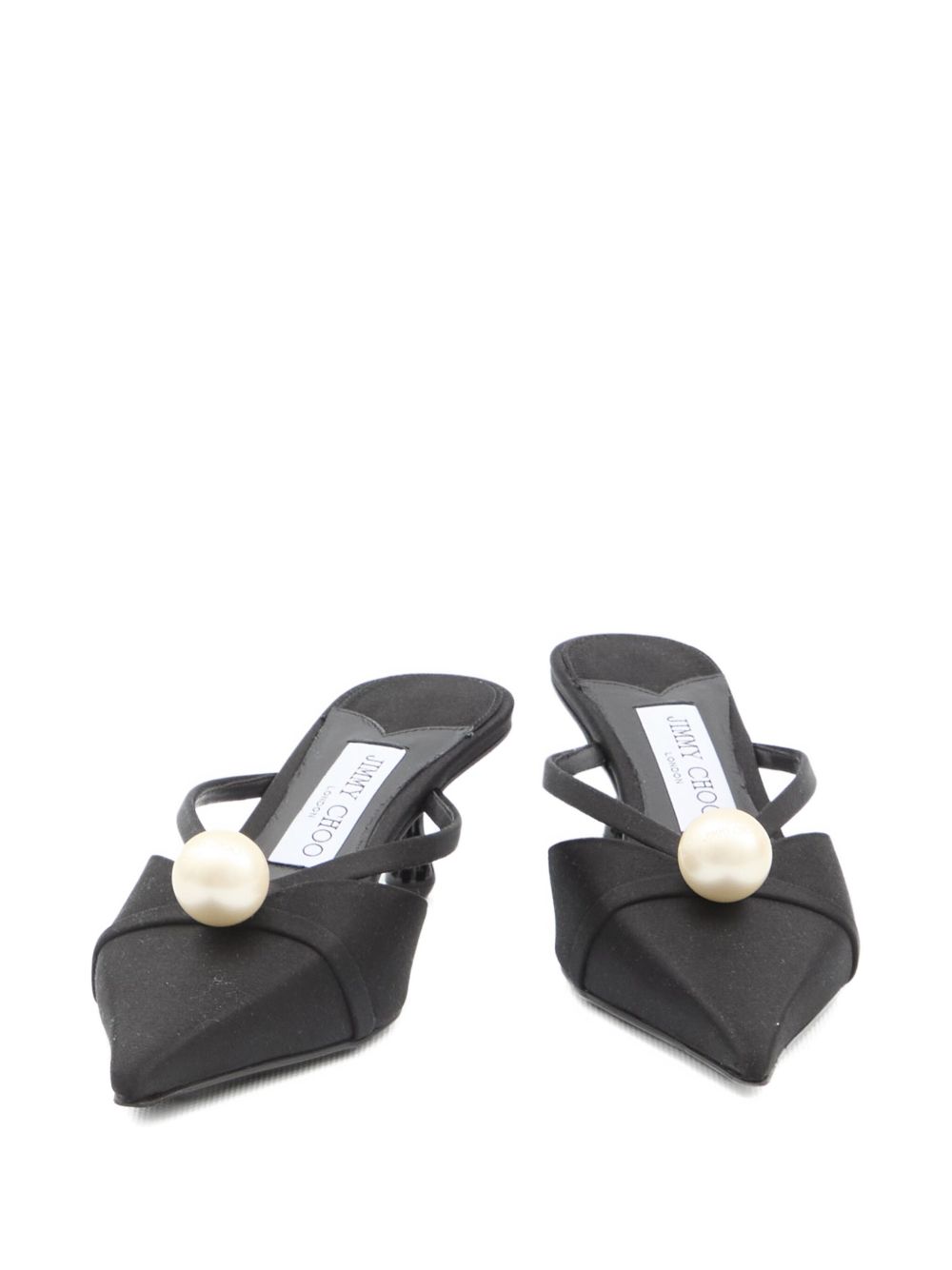 Jimmy Choo Women's 50Mm Sana Pearl-Embellished Mules