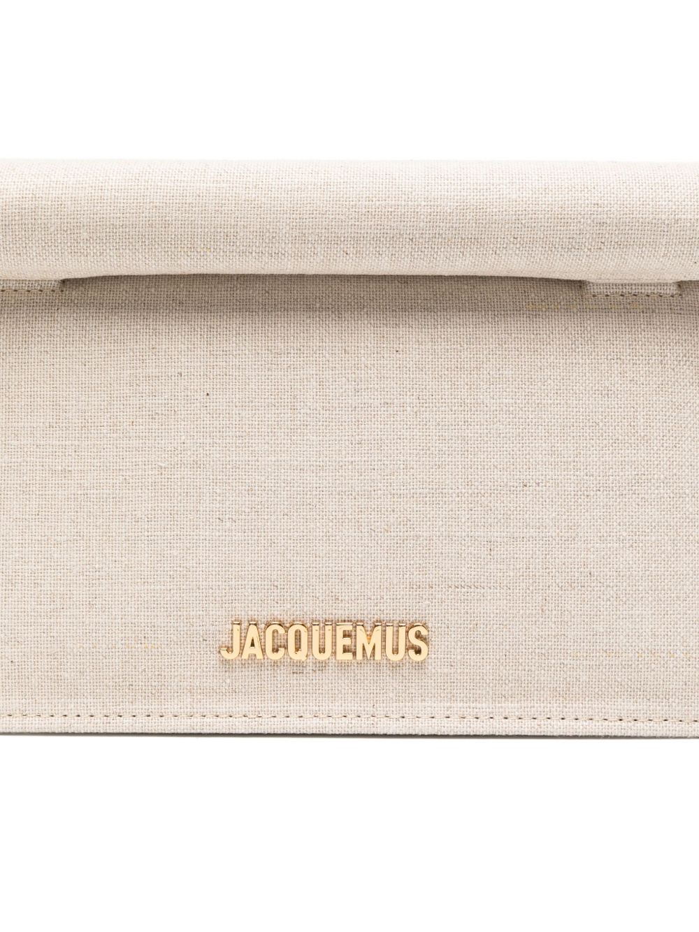 Jacquemus Women's Rond Carré Canvas Clutch