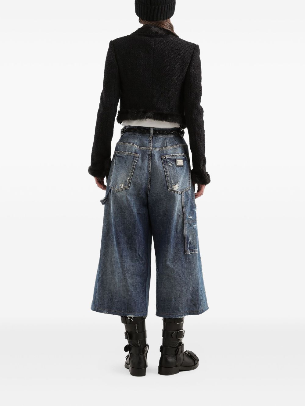 Dolce & Gabbana Women's Denim Bermuda Shorts