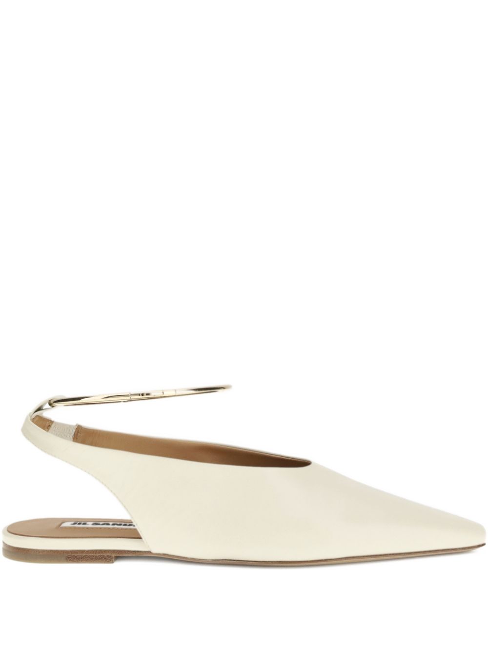 Jil Sander Women's Flat Shoes White