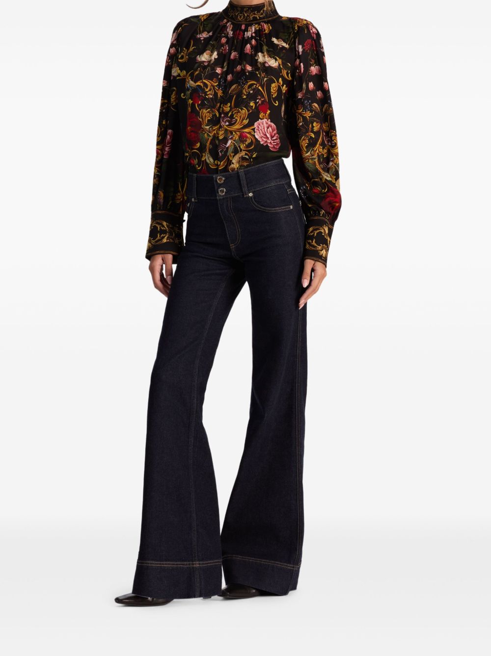 Alice + Olivia Women's Shirts Black