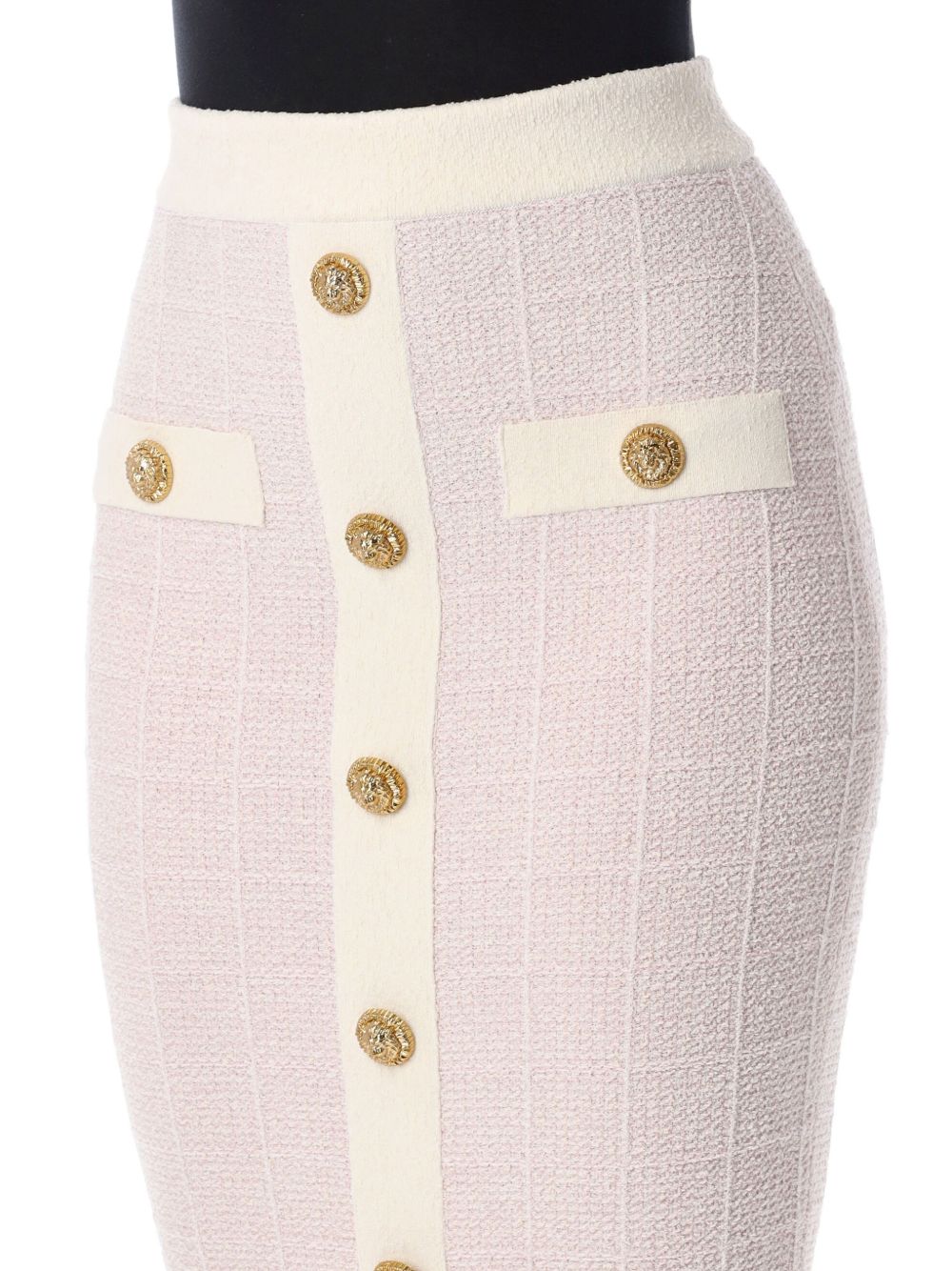 Balmain Women's Skirts Pink