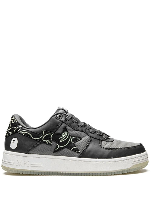 A Bathing Ape?Bape Sta #1 M2 Charcoal Sneakers — Same as shown — Size US M 3.5 - US W 5 — Front View