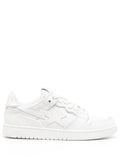 A Bathing Ape?Star-Patch Lace-Up Sneakers — White — Size US M 5.5 - US W 7 — Front View