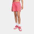 Exclusive NSW Mid Rise Woven Womens Shorts (Pink) — XS — Front View