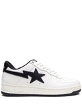 A Bathing Ape?X Jjjjound Bapesta White/Navy Sneakers — Navy Blue/White — Size US M 11 - US W 12.5 — Front View