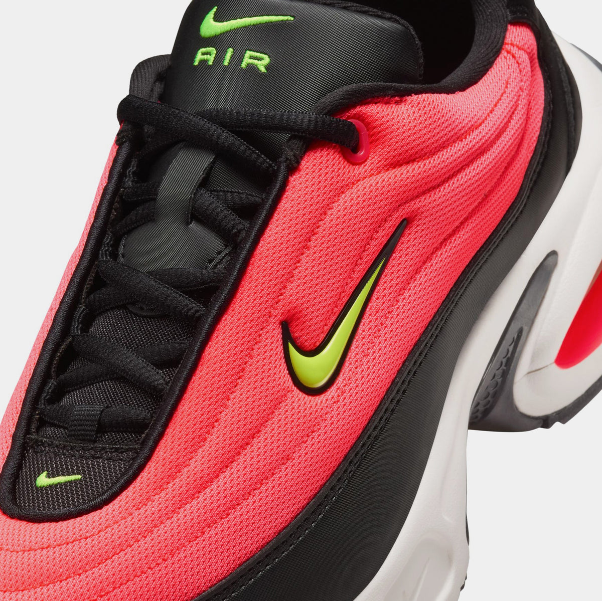 Exclusive Air Max Portal Hot Punch Volt Womens Running Shoes (Black/Volt/Hot Punch/Sail) — 5 — Side View
