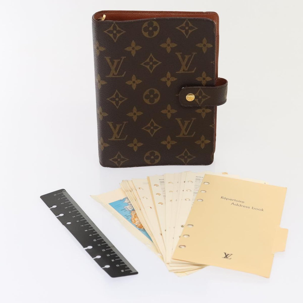 Louis Vuitton Agenda Cover Brown Canvas Wallet  (Pre-Owned)
