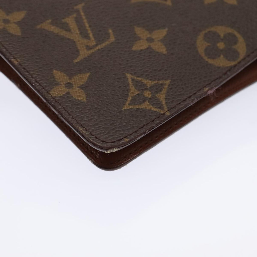 Louis Vuitton Agenda Cover Brown Canvas Wallet  (Pre-Owned)
