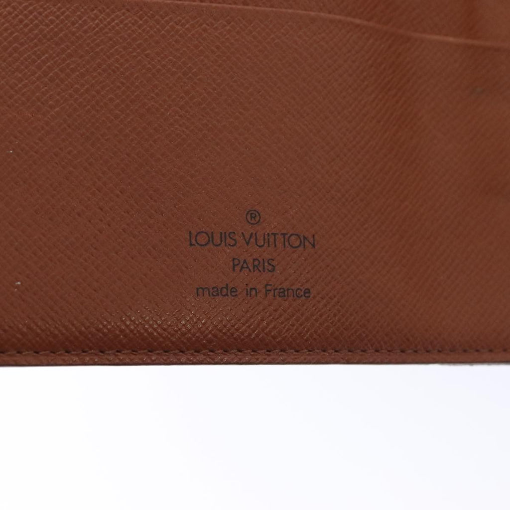 Louis Vuitton Agenda Cover Brown Canvas Wallet  (Pre-Owned)