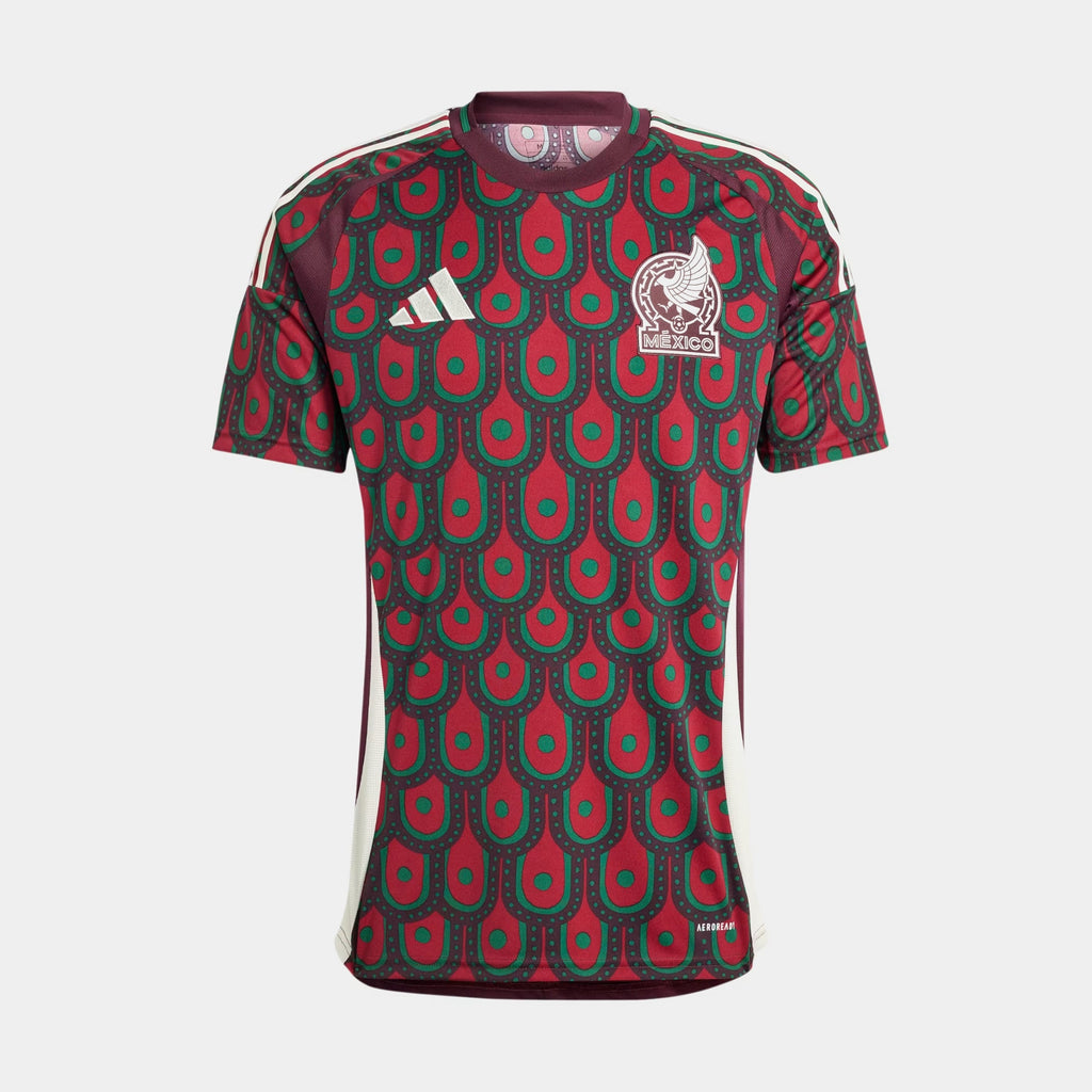 Exclusive Mexico Home 2024 Mens Jersey (Red/Green) — S — Front View