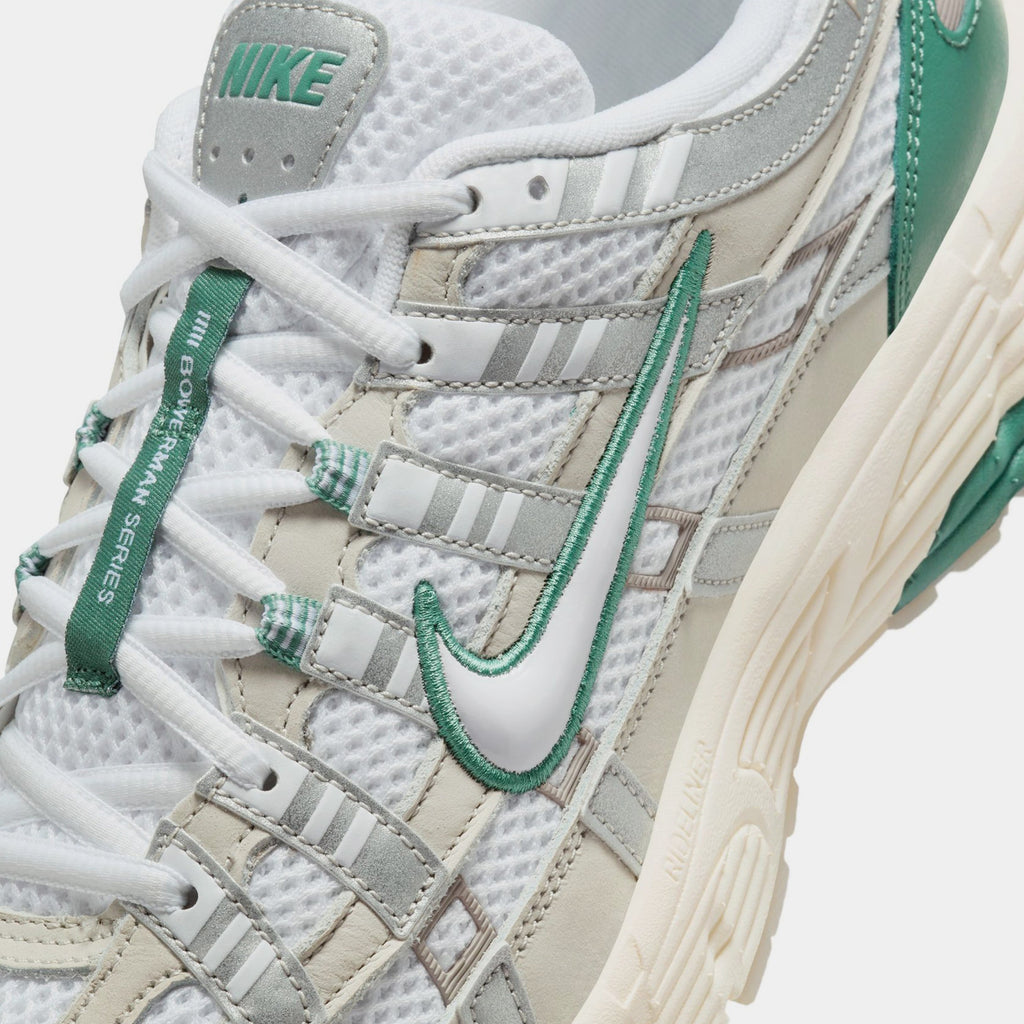 Exclusive P-6000 Premium Light Bone Mens Running Shoes (Light Bone/Metallic Silver/Bicoastal/White) — 4 — Side View