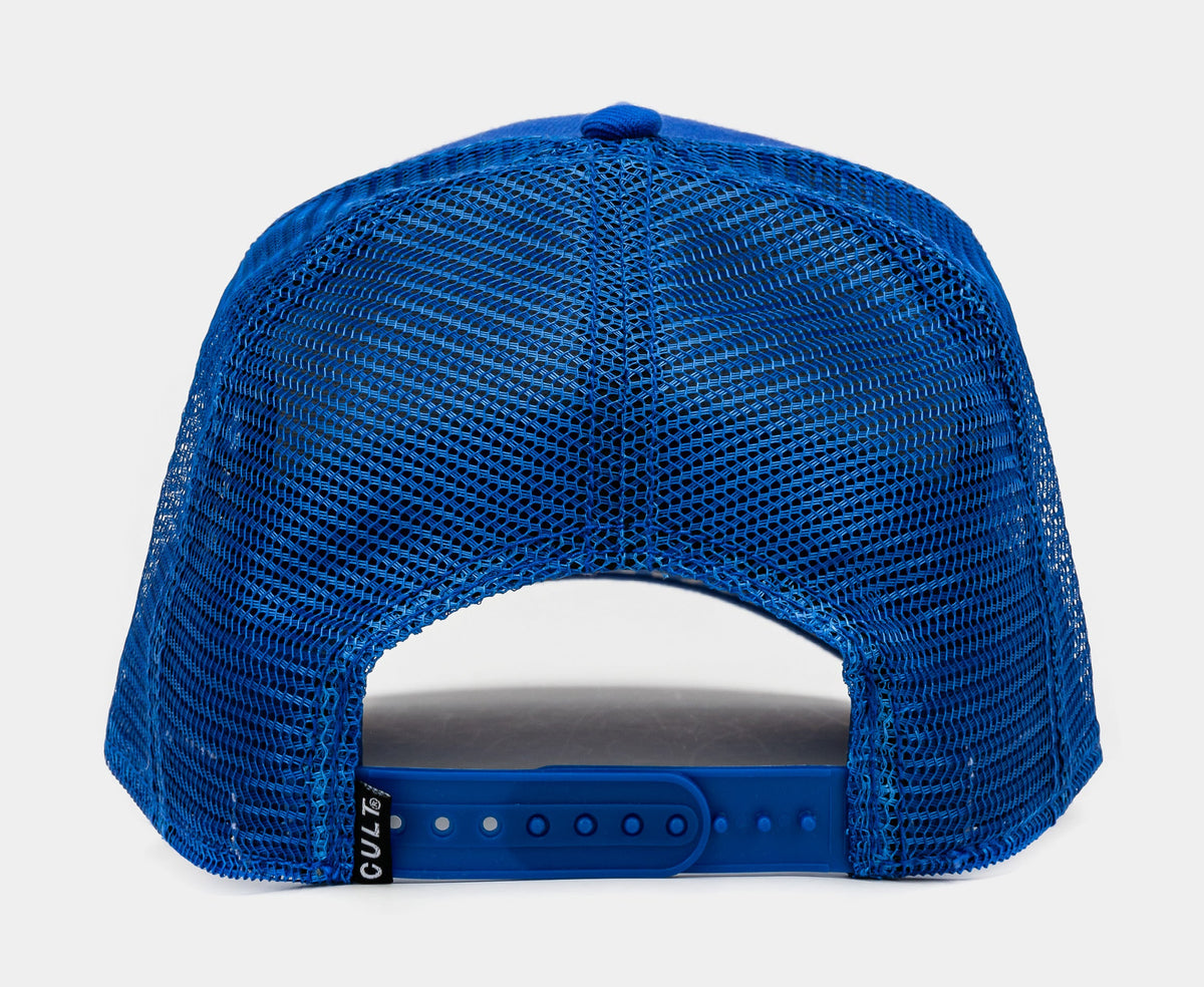 Exclusive Epic Sh*t Mesh Trucker Mens Hat (Blue) — OS — Side View