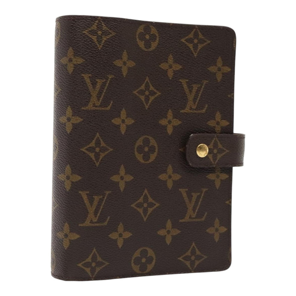 Louis Vuitton Agenda Cover Brown Canvas Wallet  (Pre-Owned)