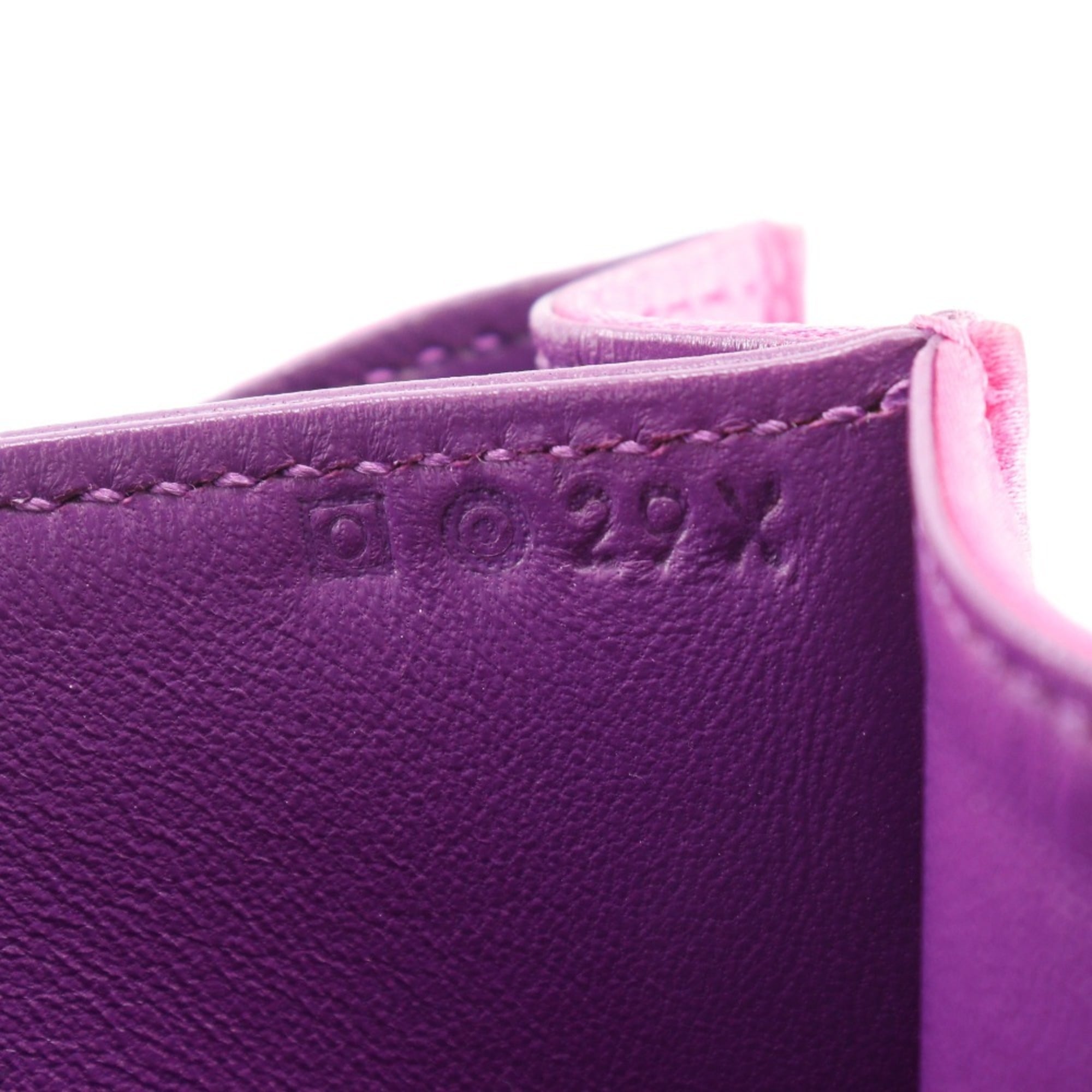 Hermes Constance Pink Silk Shoulder Bag (Pre-Owned)