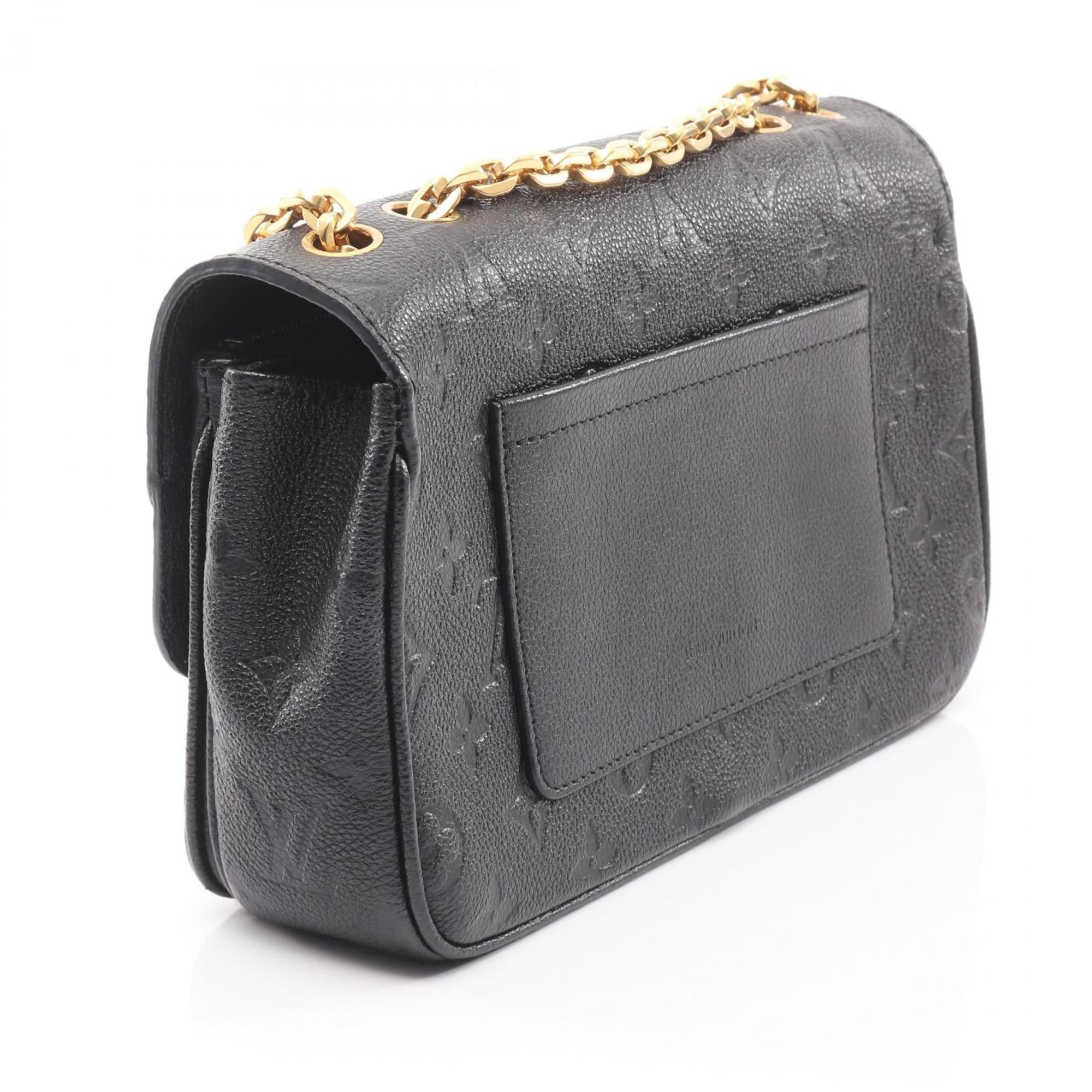 Louis Vuitton Black Noir Monogram Empreinte Shoulder Bag (Pre-Owned)