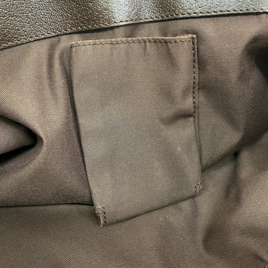 Gucci Beige Brown Canvas Tote Bag (Pre-Owned)