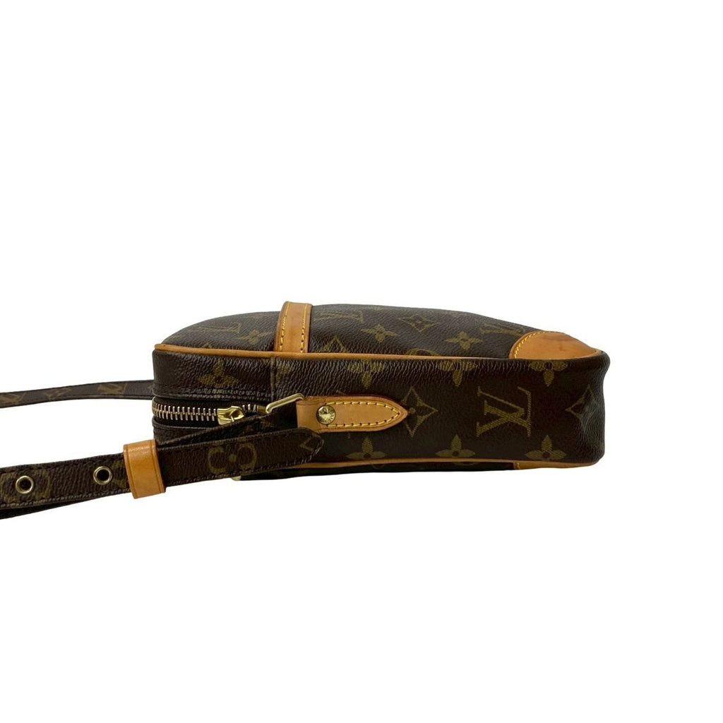 Louis Vuitton Brown Leather Pvc Shoulder Bag (Pre-Owned)