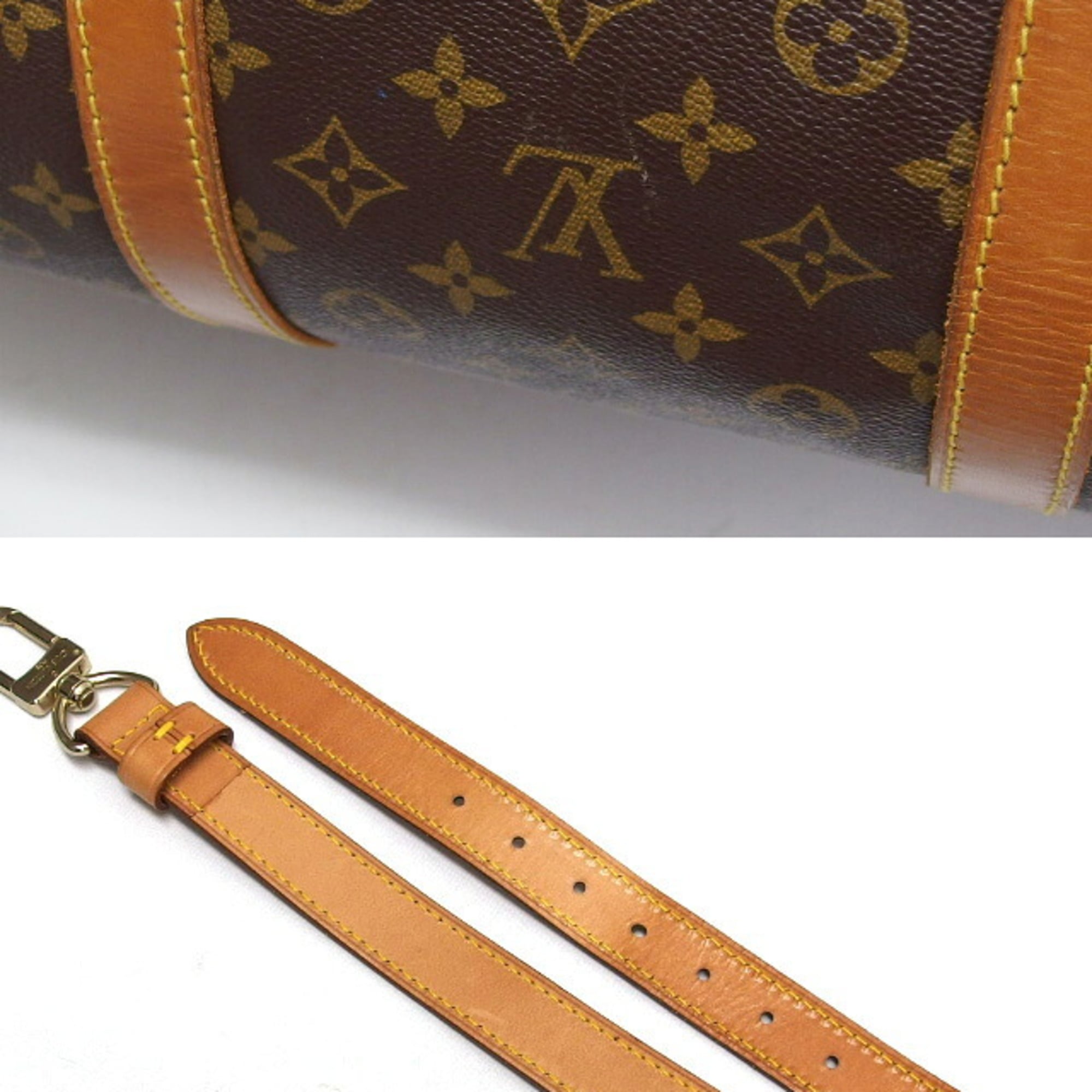 Louis Vuitton Brown Monogram Canvas Boston Bag Shoulder Bag (Pre-Owned)
