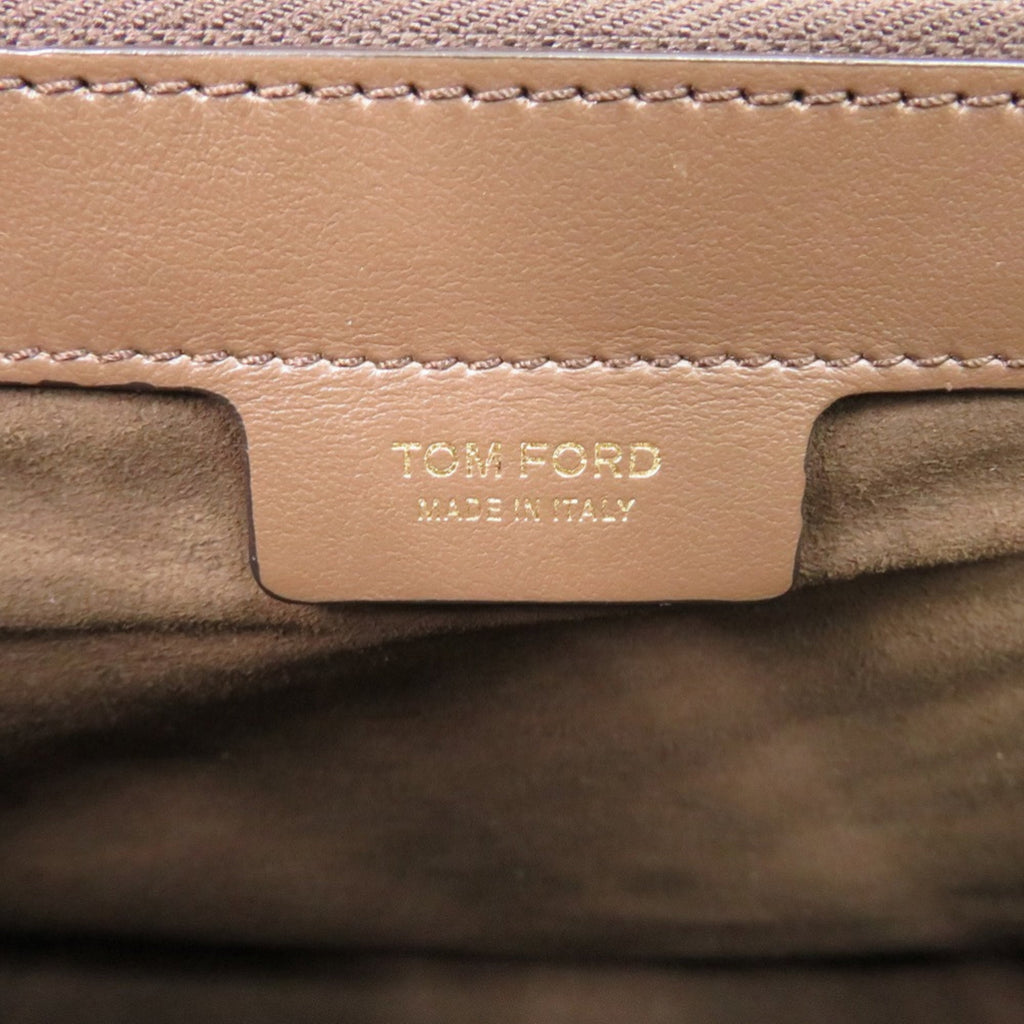 Tom Ford Brown Leather Tote Bag (Pre-Owned)