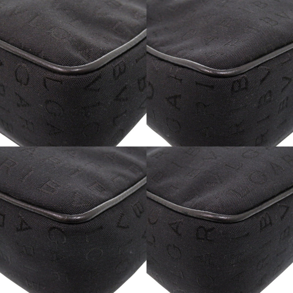 Bvlgari Black Canvas Shoulder Bag (Pre-Owned)