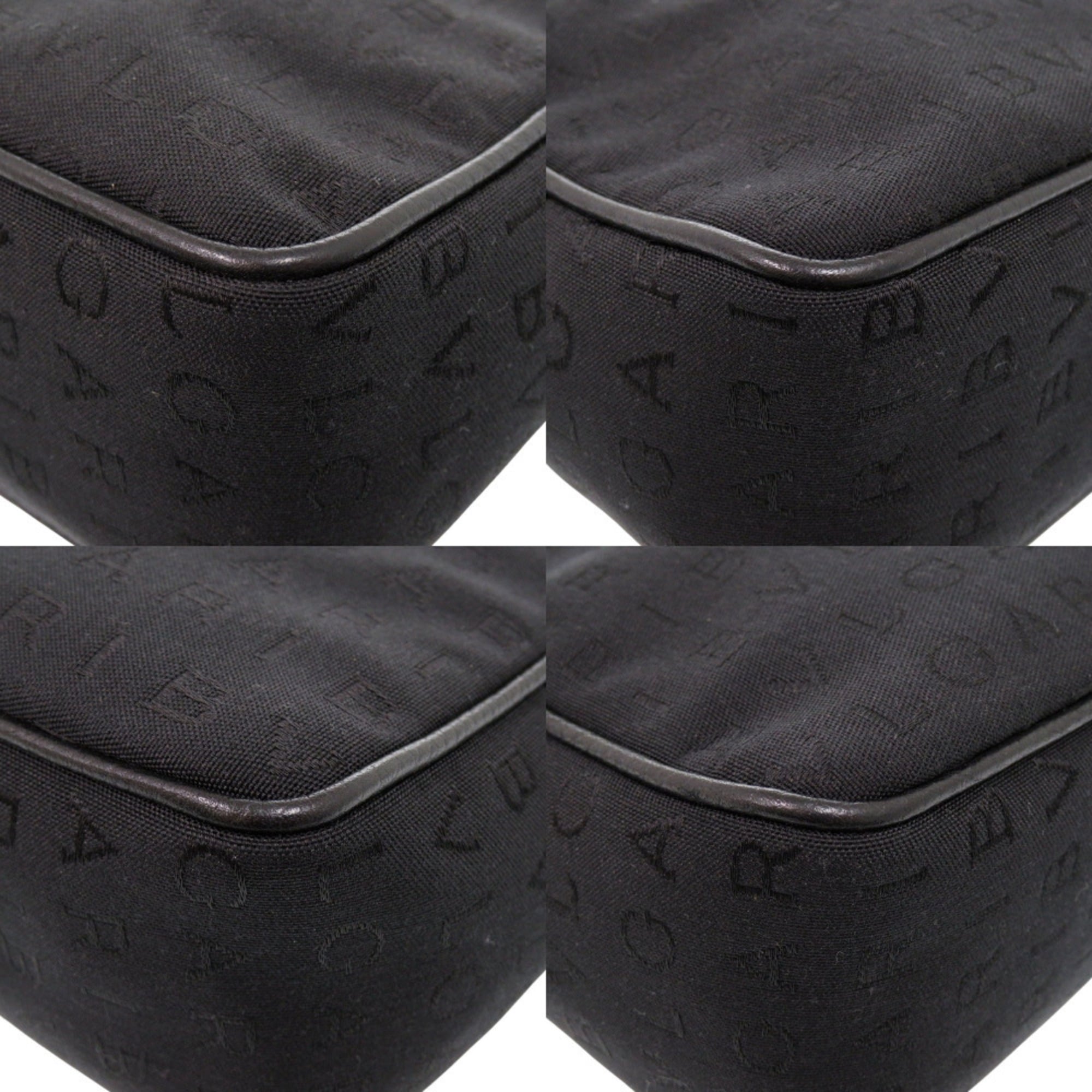 Bvlgari Black Canvas Shoulder Bag (Pre-Owned)
