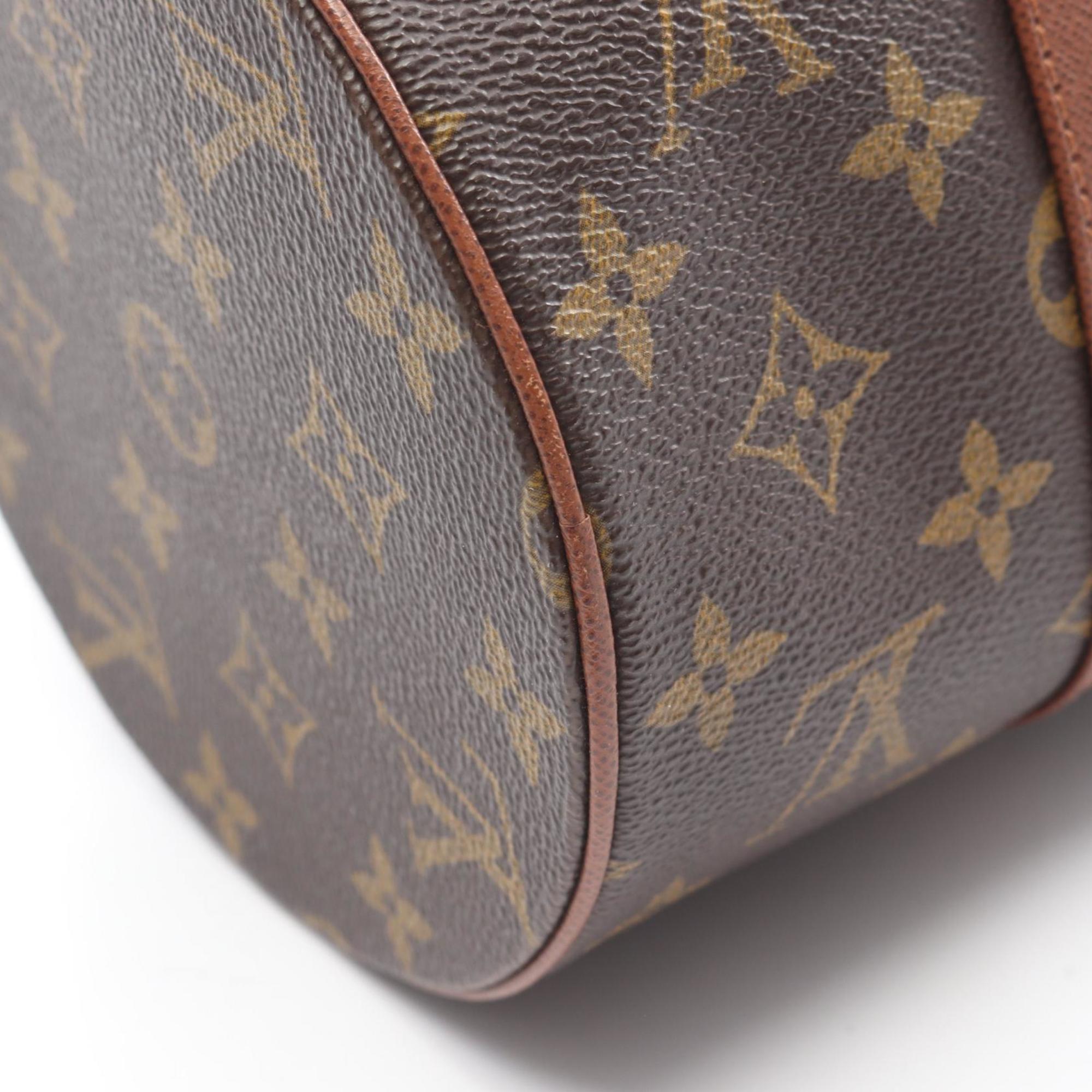 Louis Vuitton Brown Monogram Coated Canvas Leather Handbag (Pre-Owned)