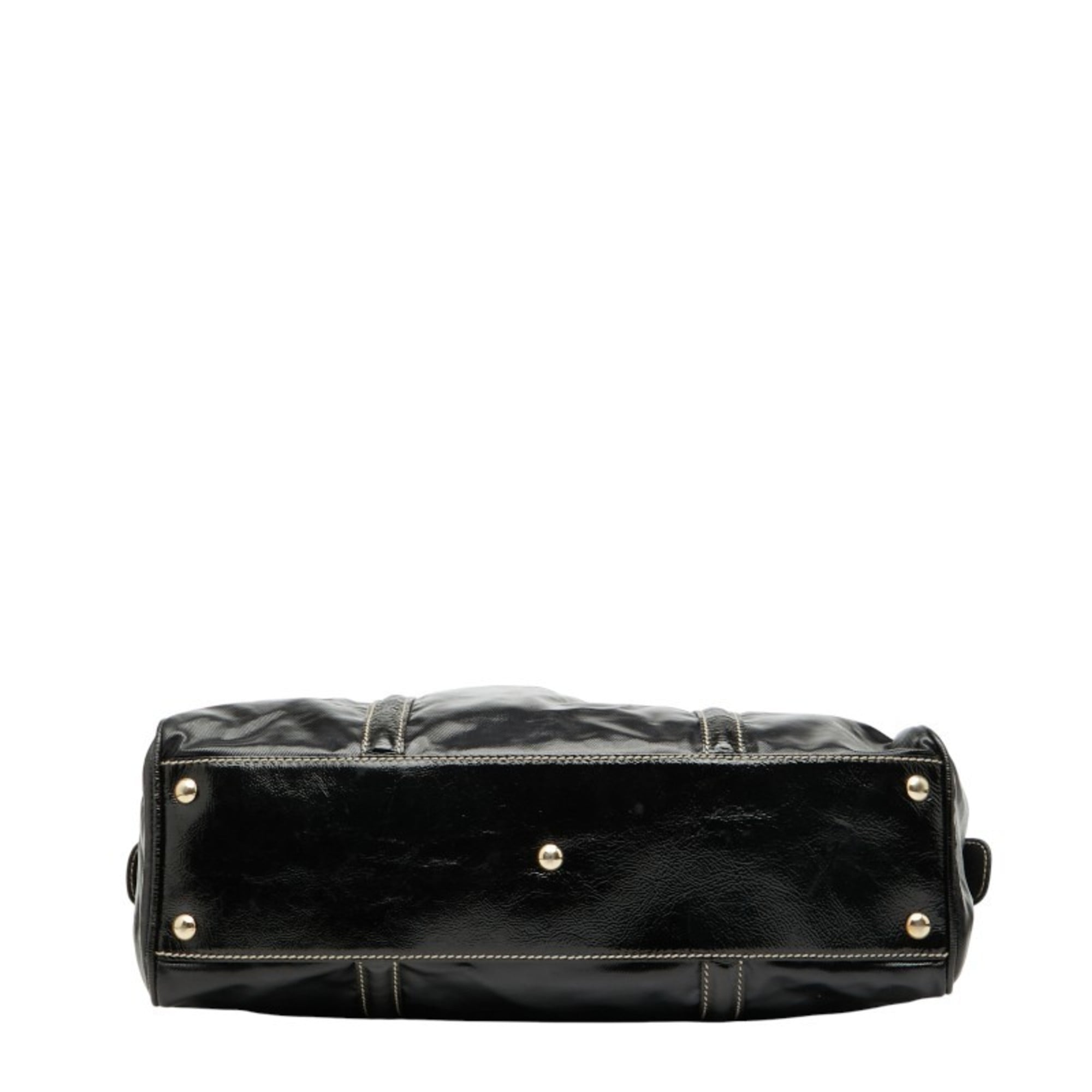 Gucci Black Leather Tote Bag (Pre-Owned)