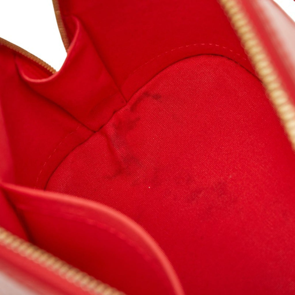 Louis Vuitton Cerise Red Color Patent Leather Handbag Shoulder Bag (Pre-Owned)