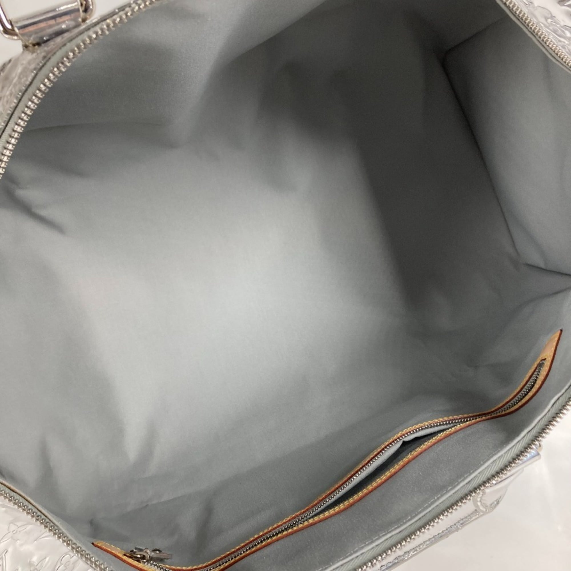 Louis Vuitton Argent Silver Monogram Miroir Boston Bag (Pre-Owned)
