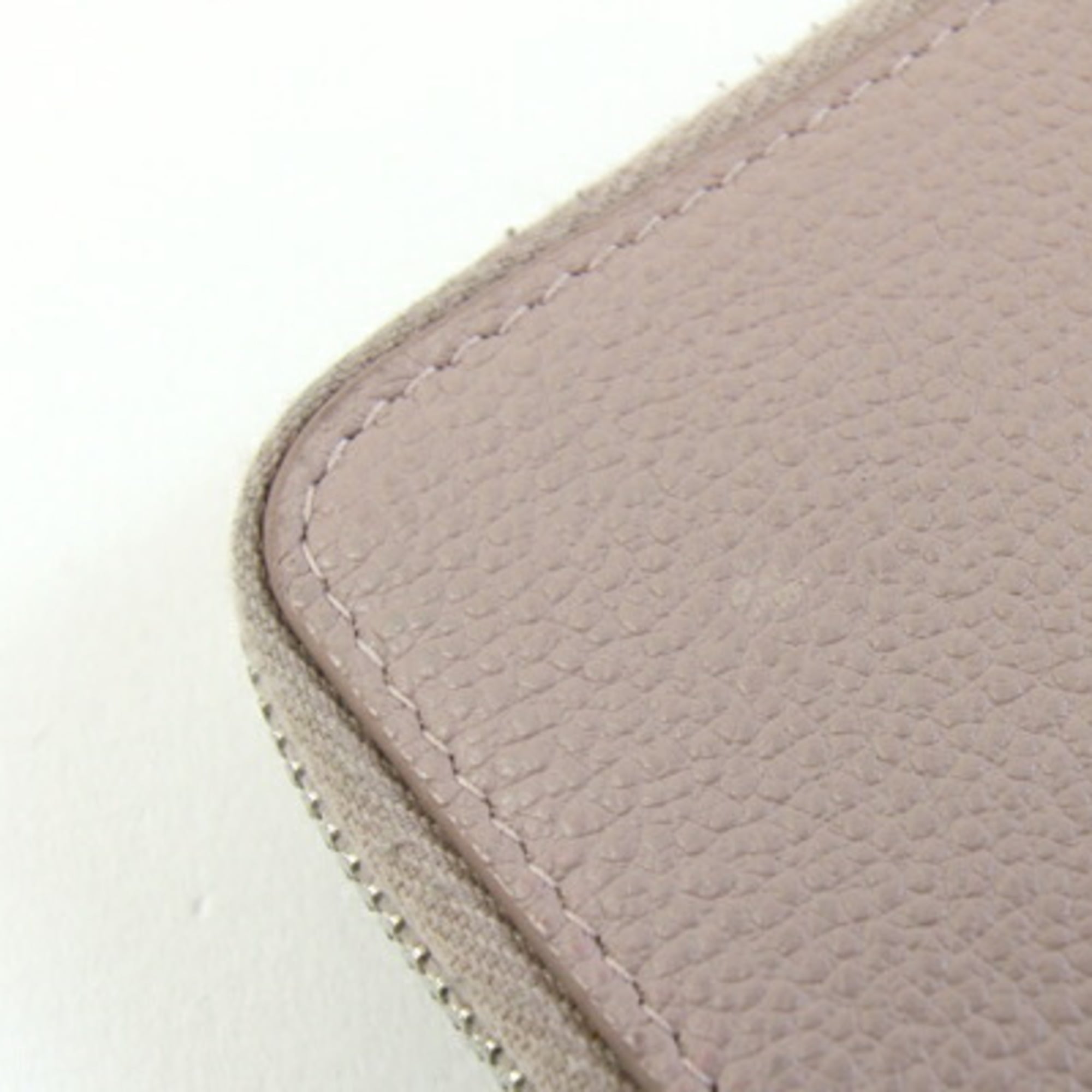 Saint Laurent Pink Beige Leather Wallet (Bi-Fold) (Pre-Owned)