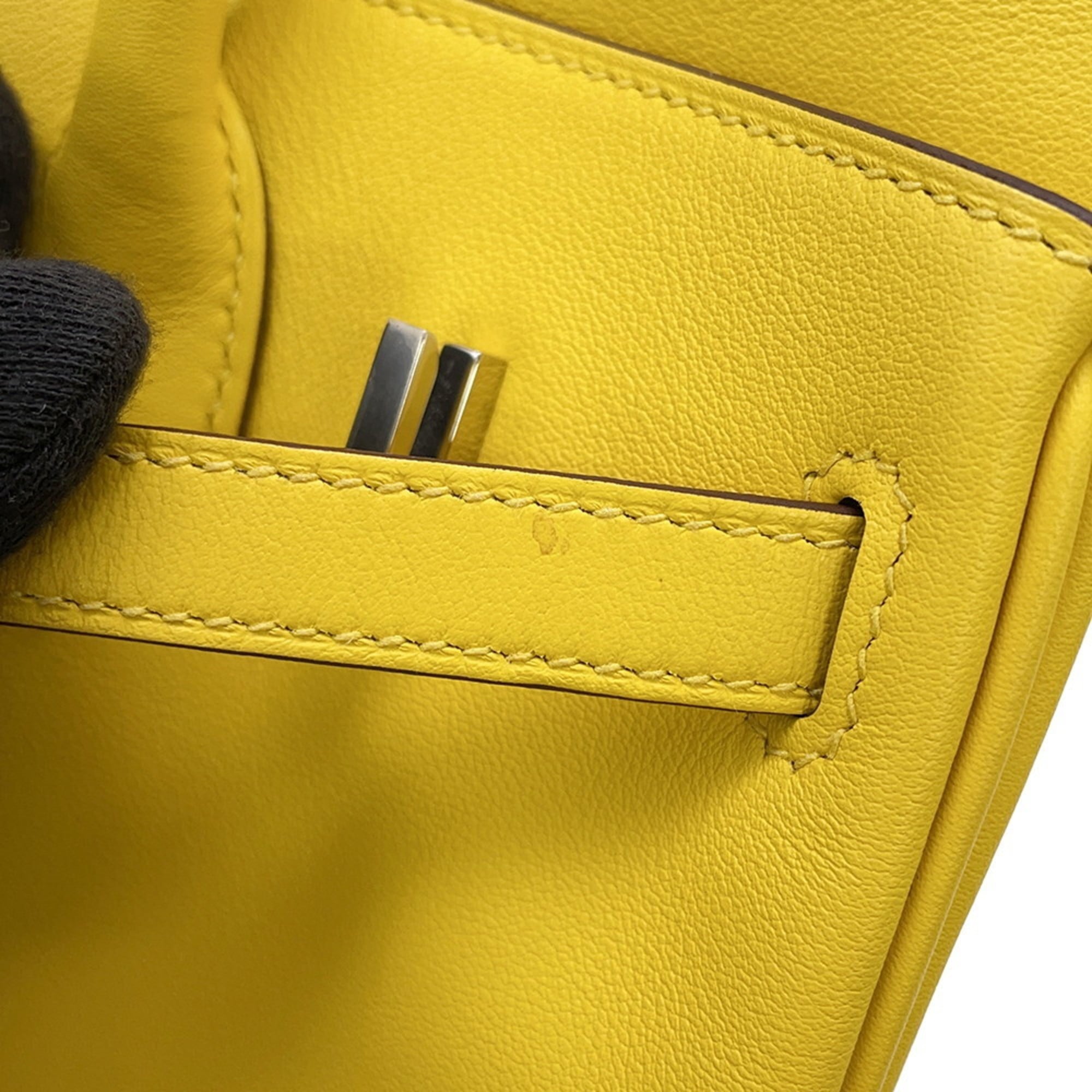 Hermes Birkin Jaune Swift Leather Handbag (Pre-Owned)