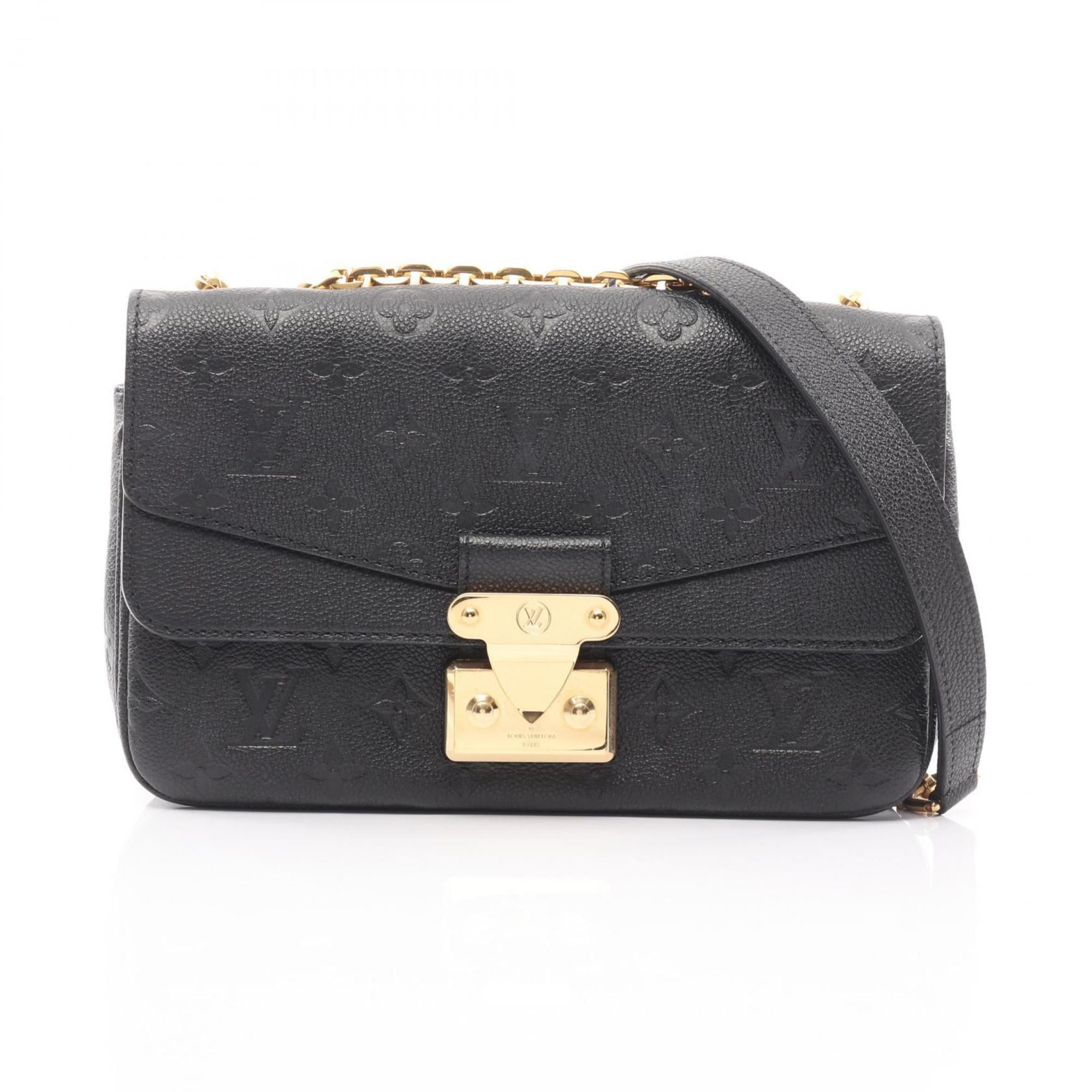 Louis Vuitton Black Noir Monogram Empreinte Shoulder Bag (Pre-Owned)