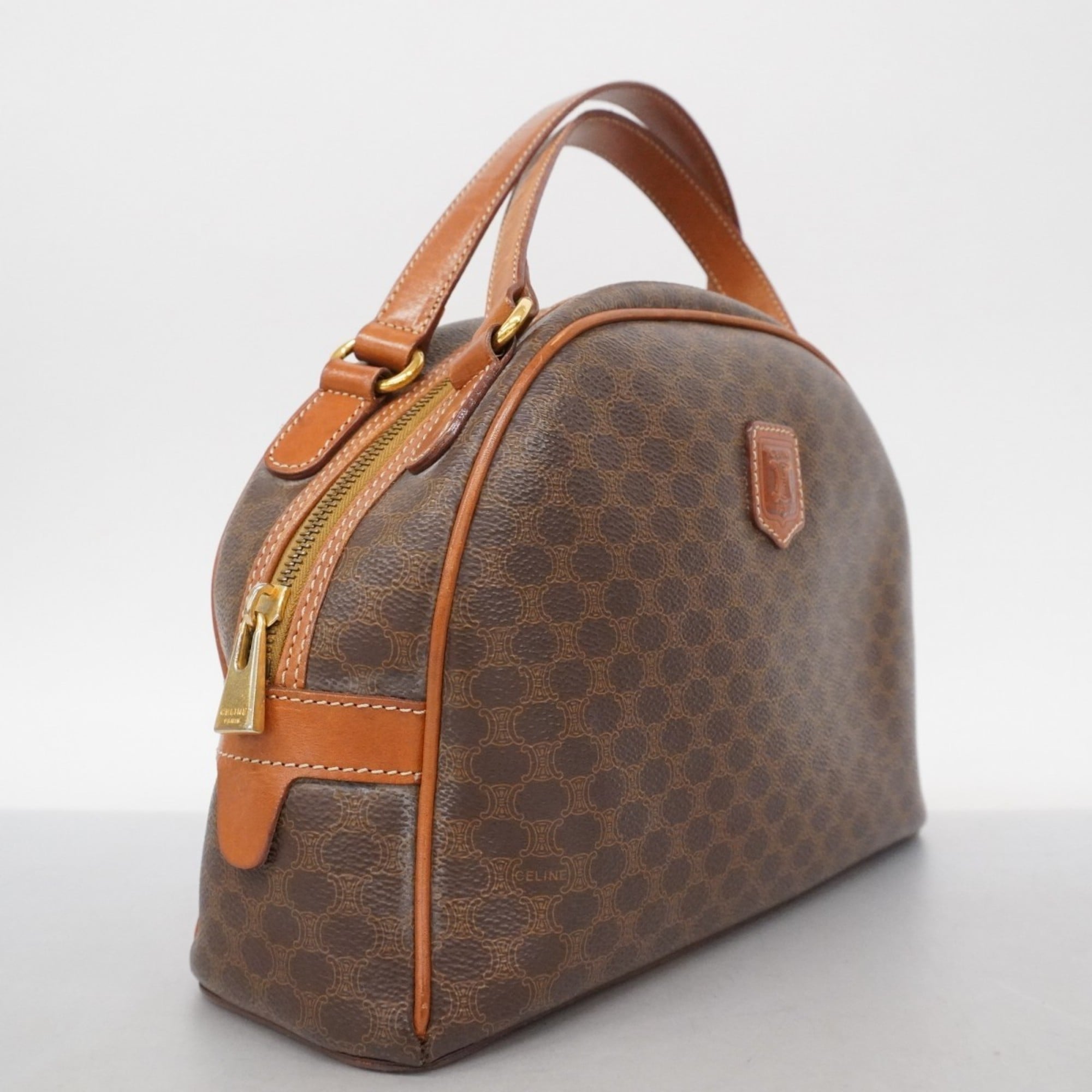 Celine Brown Pvc Handbag (Pre-Owned)